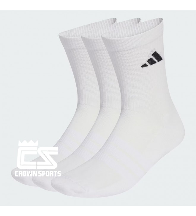 ADIDAS CUSHIONED SPORTSWEAR CREW SOCKS 3 PAIR PACK - JZ0530